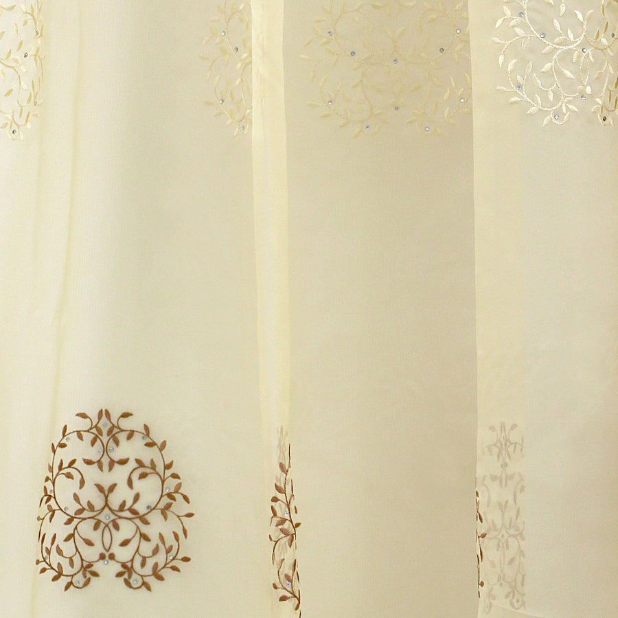 MB CURTAIN READY 145x280 42379/512 ORGAN. BEIGE KENT SW. POL.100%