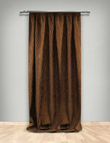 MB CURTAIN READY FIT 145x300 72227/209 TAFT BROWN PLEATED JACQUARD POL.100% 2