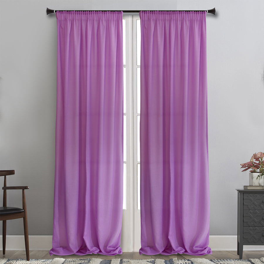 MB CURTAIN READY FIT 145x285 LN003 LILAC POL.100%