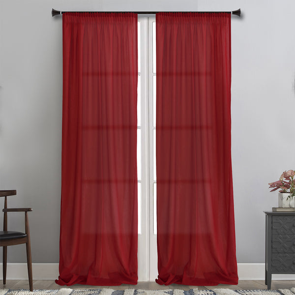 MB CURTAIN READY FIT 145x285 LN003 RED POL.100%