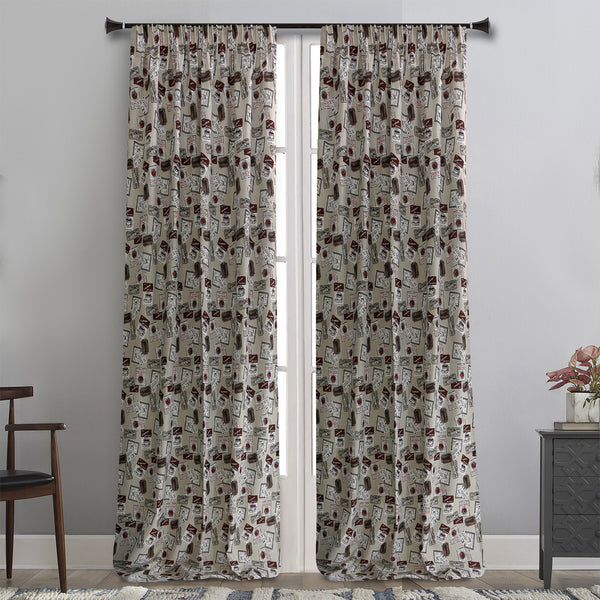MB CURTAIN READY FIT 145x270 LONETA MANDALA POL.25% - COT.75%