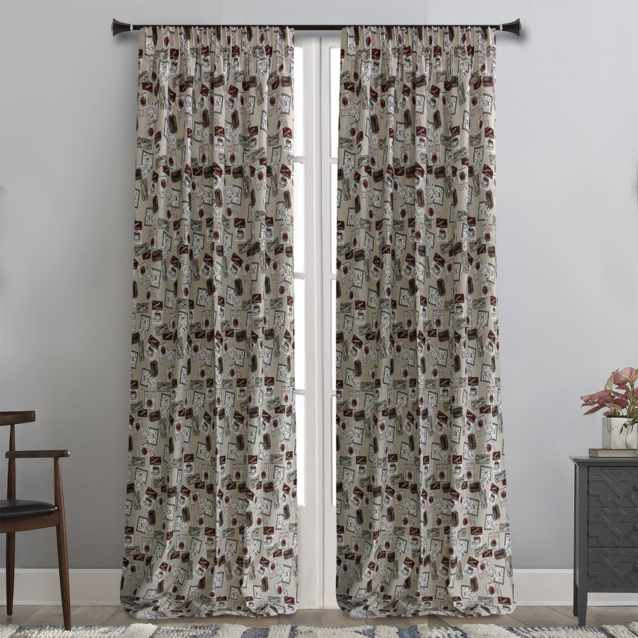 MB CURTAIN READY FIT 145x270 LONETA MANDALA POL.25% - COT.75%