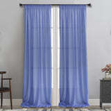 MB CURTAIN READY FIT 145x285 LINEN BLUE POL.100% 1