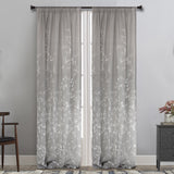 MAISON BLANCHE CURTAIN READY-MADE 145X290 VOILA GREY - WHITE POL.100% 1