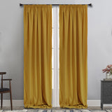 MAISON BLANCHE CURTAIN READY MADE 145X310 YELLOW CURTAIN Pol.100% 1